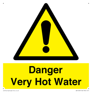 Danger Very Hot Water 